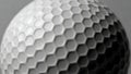 Close up extreme detail of golf ball dimples pattern and texture Royalty Free Stock Photo