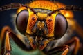 close up eyes insect, macro, close up shots