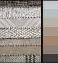 close up of the fabric upholstery color and texture Royalty Free Stock Photo