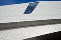 Close up of the facade of the Amsterdam Eye museum, Holland