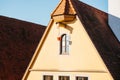 Facade of a typical German house Royalty Free Stock Photo
