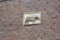 Close Up Facade Stone The Ram At Amsterdam The Netherlands 21-3-2024