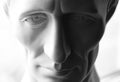 Face of gypsum Roman emperor Julius Caesar Royalty Free Stock Photo