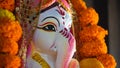 close up face of Lord Ganesha