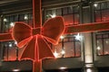 Close up facede of Universal store Central Department Store TSUM at night with Christmas design Royalty Free Stock Photo