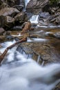 Close up of falls creek. Royalty Free Stock Photo