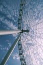 The famous London eye in England