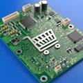 E-commerce on a Printed Circuit Board Royalty Free Stock Photo