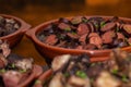 Close up feijoada buffet, Traditional Brazilian dish. feijoada