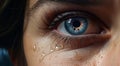 close up of a female eye, close-up of green colored eye, colored eye, beautiful colored eye close up