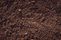 Close-up of fertile loam for the background