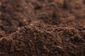 Close-up of fertile loam for the background