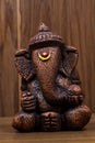 Close-up of a figurine of Lord Ganesha