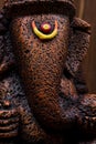 Close-up of a figurine of Lord Ganesha