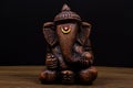 Close-up of a figurine of Lord Ganesha