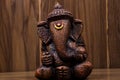 Close-up of a figurine of Lord Ganesha