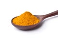 Finely dry Turmeric Curcuma longa Linn powder Royalty Free Stock Photo