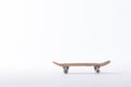 Close up of finger skateboard isolated on white background