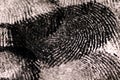 Close up of Fingerprints