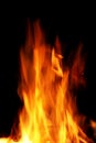 Close up of fire