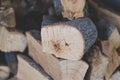 Close up firewood