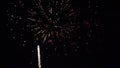 Close up firework explosions in slow motion, great for a background