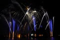 Close Up Fireworks in disney epcot