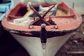 Close-up fishing boat