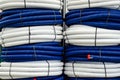 Close-up of flexible duct hose