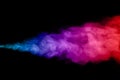 colorful steam smoke