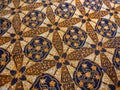 close up of floral patterned batik cloth