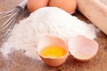 Flour and egg