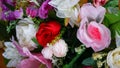 Close up of flower arrangements for decoration Royalty Free Stock Photo