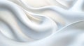 White Draped Fabric is Creating Soft Waves, Subtle Movement, and Delicate Folds Royalty Free Stock Photo