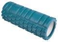 Close-Up Of Foam roller against white background, isolated