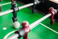 Close up of a foosball game Royalty Free Stock Photo