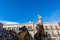 Fountain of Diana in Ortigia island - Syracuse Sicily Italy