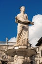 Statue of Madonna Verona - Piazza delle Erbe Italy Royalty Free Stock Photo