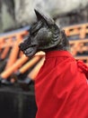 Close-up of a Fox statue at Fushimi Inari Taisha