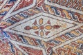 Fragment of antique colourful mosaic