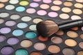 Close-up fragment of a make-up kit Royalty Free Stock Photo