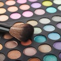 Close-up fragment of a make-up kit Royalty Free Stock Photo