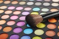 Close-up fragment of a make-up kit Royalty Free Stock Photo