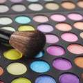 Close-up fragment of a make-up kit Royalty Free Stock Photo