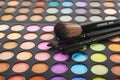 Close-up fragment of a make-up kit Royalty Free Stock Photo