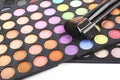 Close-up fragment of a make-up kit Royalty Free Stock Photo