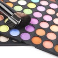 Close-up fragment of a make-up kit Royalty Free Stock Photo