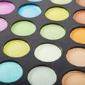 Close-up fragment of a make-up kit Royalty Free Stock Photo