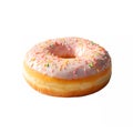 Close-up of a fresh doughnut standing upright Royalty Free Stock Photo