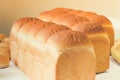 Close up Fresh fragrant bread on the table. Food concept Royalty Free Stock Photo